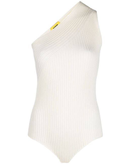 Aeron one-shoulder knitted bodysuit