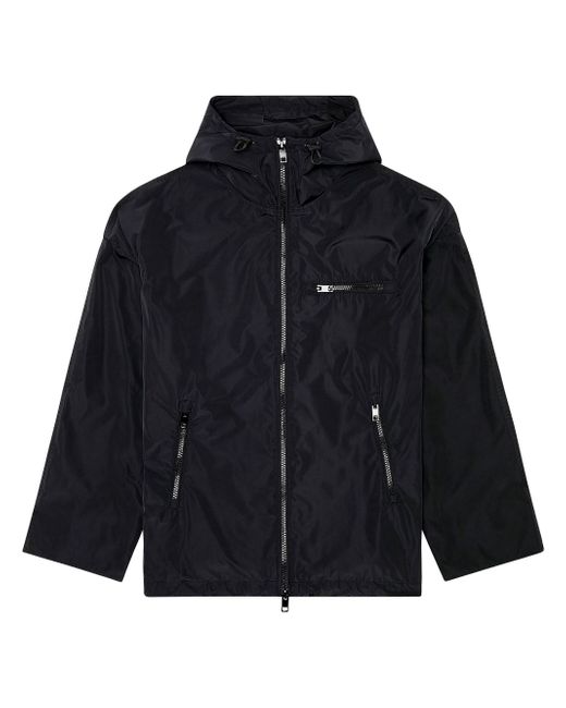 Diesel W-Henness waterproof hooded jacket