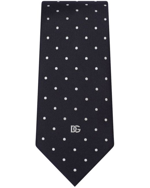 Dolce & Gabbana polka dot-print tie