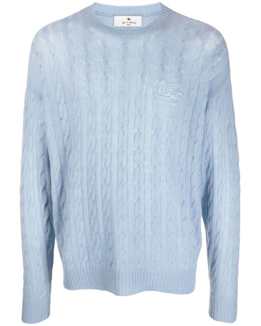 Etro cable-knit jumper