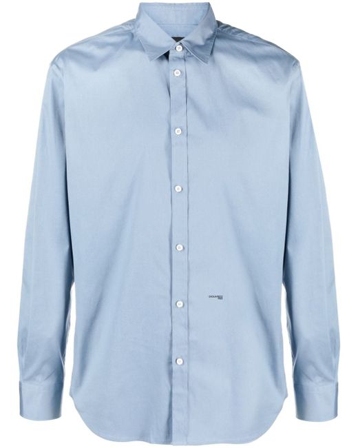 Dsquared2 long-sleeved cotton shirt