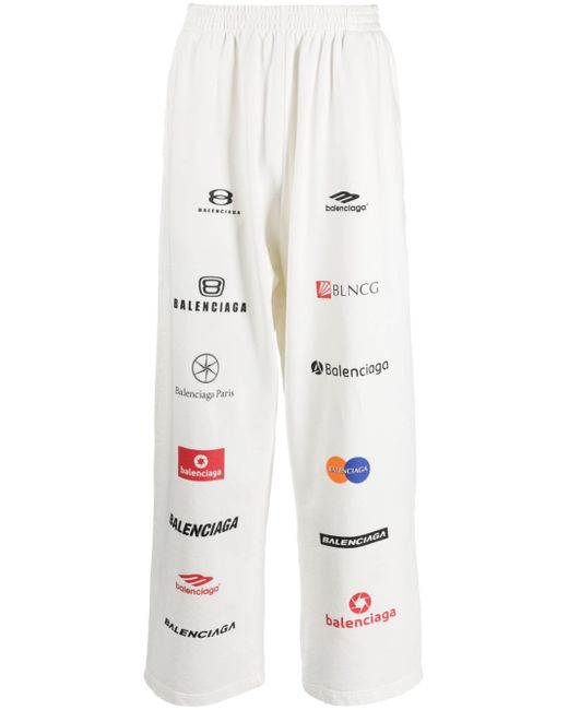 Balenciaga Baggy logo-print track pants