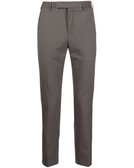 PT Torino mid-rise wool tailored trousers