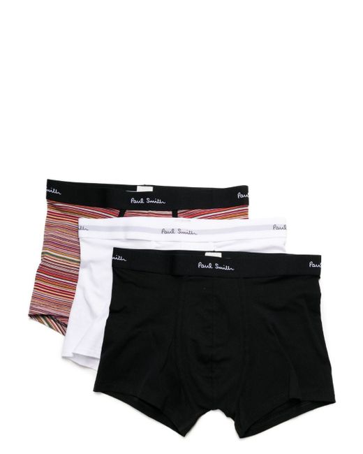 Paul Smith logo-waistband briefs pack of three