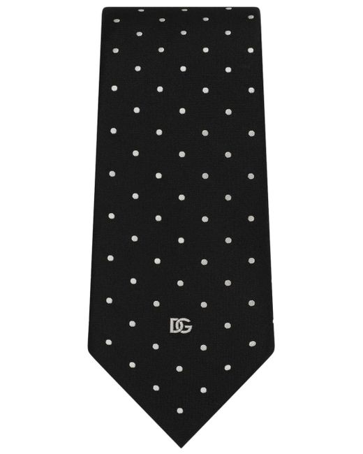 Dolce & Gabbana polka dot-print tie