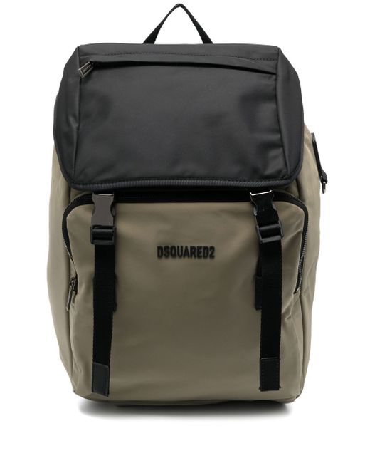 Dsquared2 logo-appliqué drawstring backpack