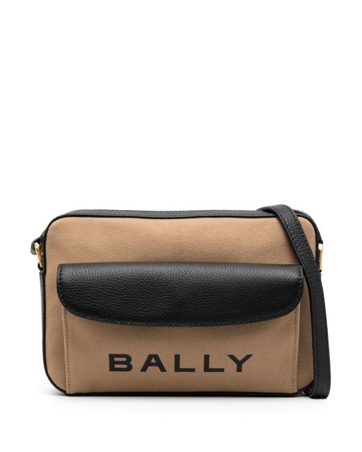 Bally Bar logo-print crossbody bag