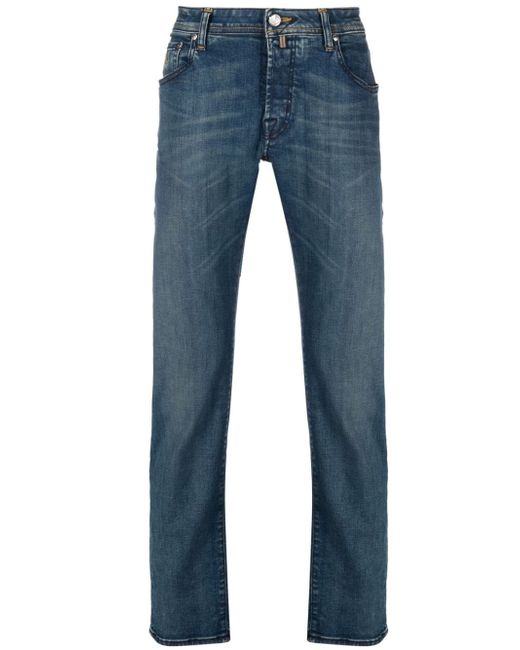 Jacob Cohёn slim-cut cotton jeans