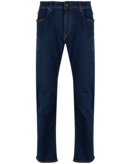 Hand Picked mid-rise straight-leg jeans