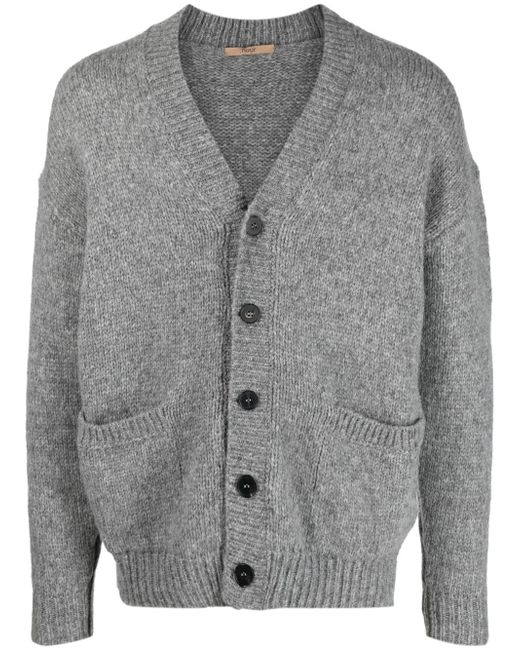 Nuur V-neck button-up cardigan