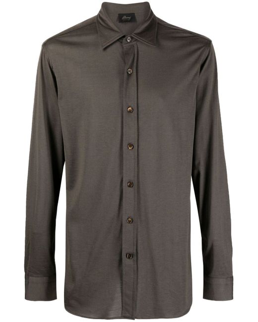 Brioni long-sleeve button-up shirt