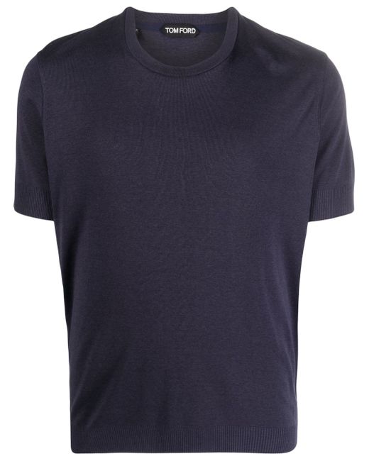 Tom Ford ribbed-trim short-sleeved T-shirt