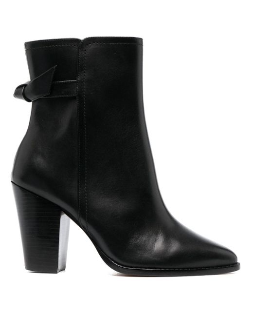 Alexandre Birman 95mm pointed-toe leather ankle boots