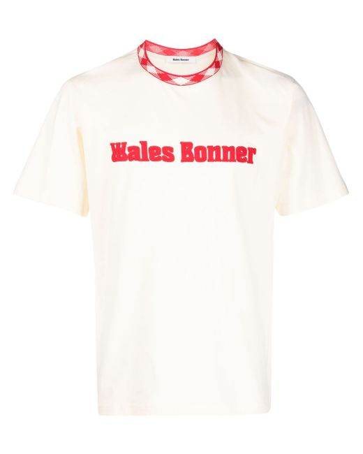 Wales Bonner Original logo-appliqué T-shirt