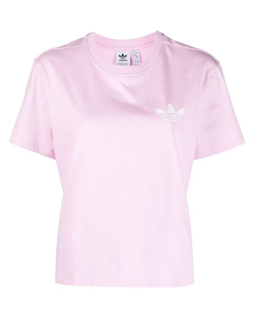 Adidas logo-print T-shirt