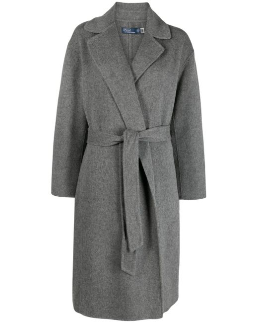 Polo Ralph Lauren belted-waist wrap coat