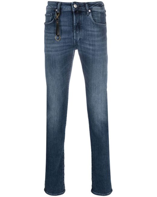 Incotex tapered-leg stretch-cotton jeans