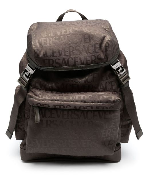 Versace Allover-print backpack