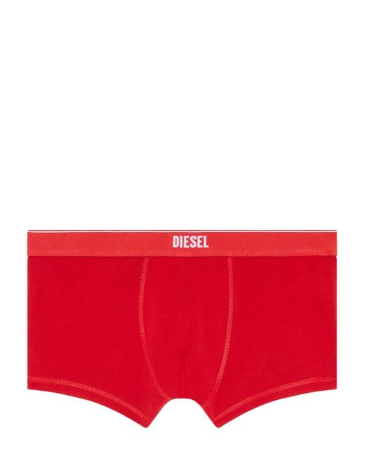 Diesel logo-print stretch-cotton boxers