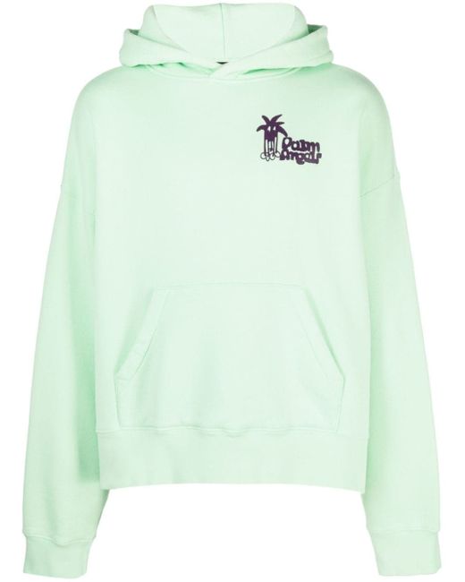 Palm Angels Douby logo-print cotton hoodie