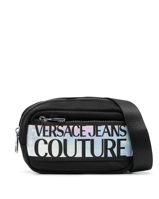 Versace Jeans Couture grosgrain logo-tape belt bag