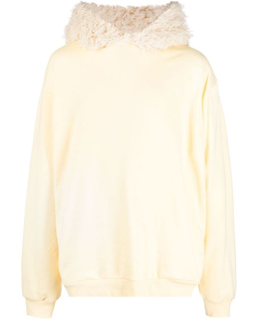 Marni faux-fur cotton hoodie