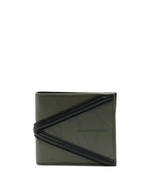 Alexander McQueen contrasting-panel bi-fold wallet