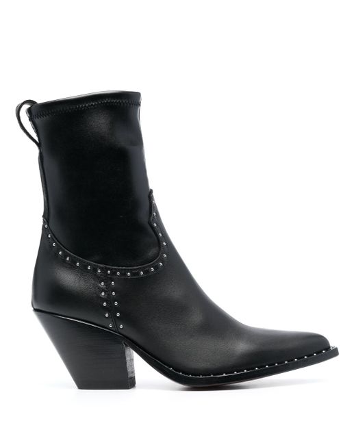 Sonora 85mm studded leather boots