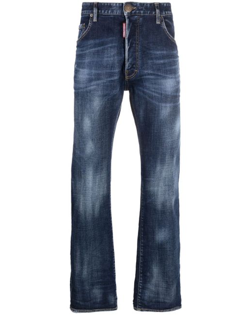 Dsquared2 low-rise straight-leg jeans