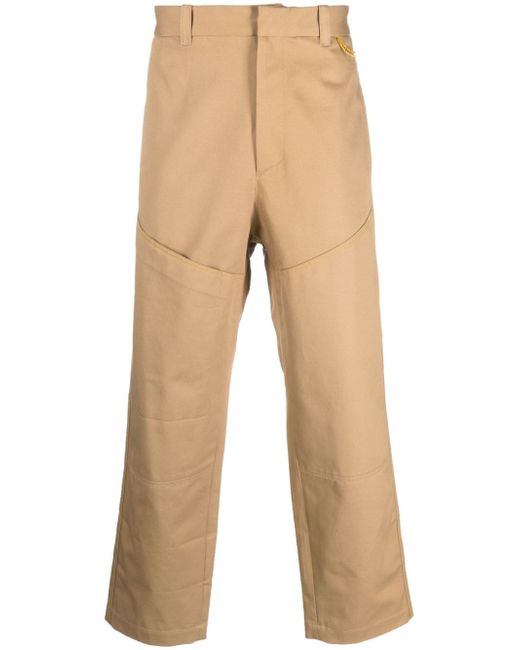 Oamc straight-leg cotton trousers