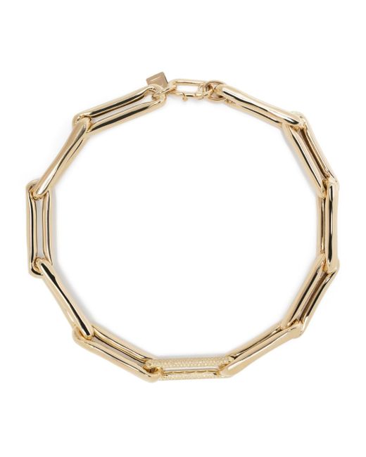 Lauren Rubinski 14kt yellow diamond chain necklace