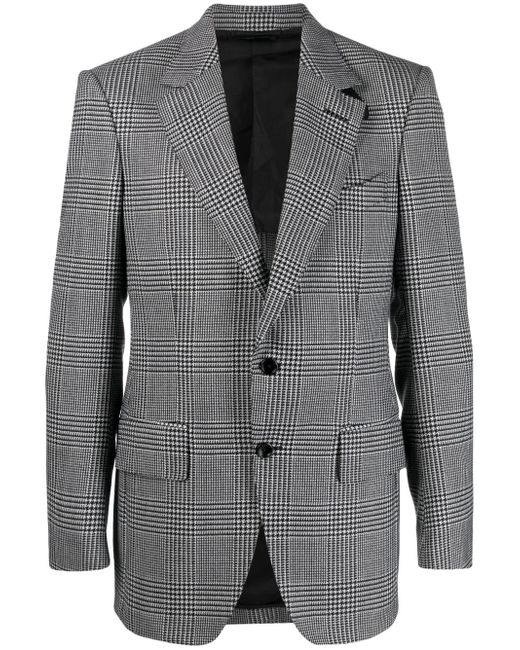 Tom Ford houndstooth-pattern single-breasted blazer
