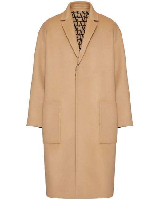 Valentino Garavani Toile Iconographe-pattern reversible coat