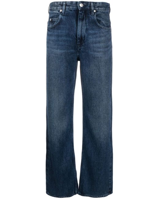 marant étoile mid-rise straight-leg jeans