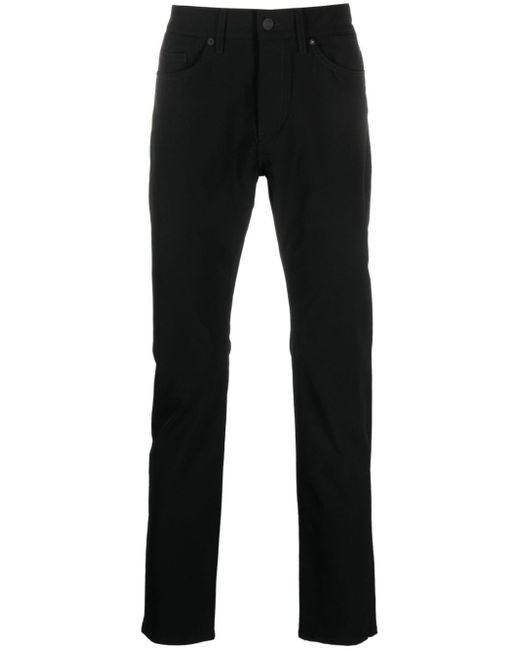 Boss mid-rise tapered-leg trousers