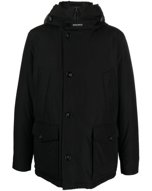 Woolrich Arctic button-up hooded down jacket