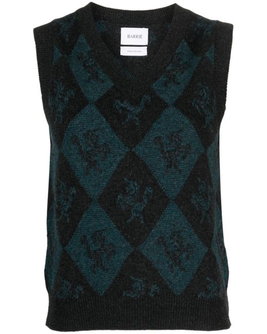 Barrie intarsia-knit jumper