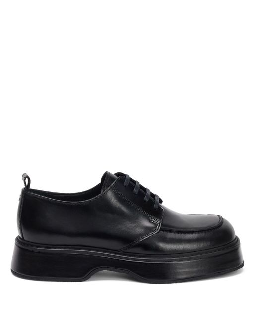 AMI Alexandre Mattiussi lace-up leather loafers