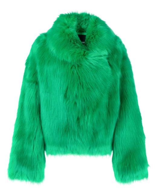 Patrizia Pepe oversized fur jacket