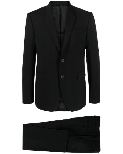 Eraldo notched-lapel single-breasted wool suit