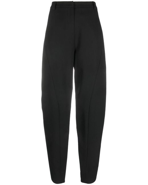 Patrizia Pepe The Essential high-waist tapered trousers