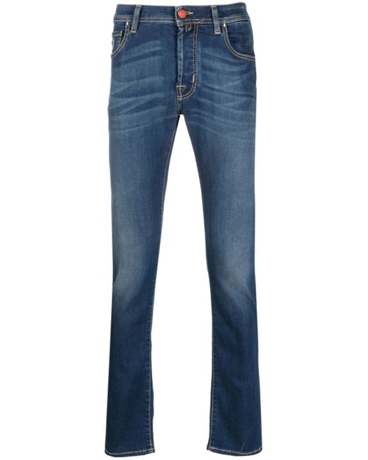 Jacob Cohёn logo-patch skinny jeans