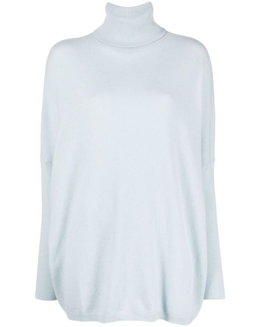 Allude roll-neck knitted jumper