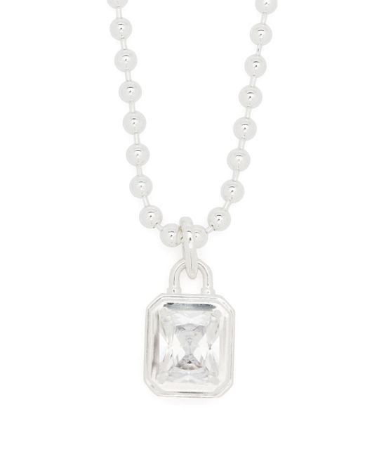 Hatton Labs crystal statement-pendant necklace