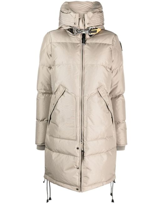 Parajumpers buckle-embellished quilted hooded jacket
