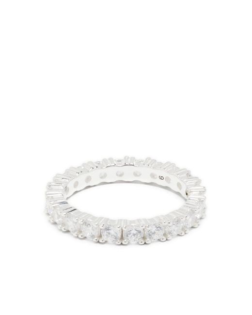 Hatton Labs crystal-embellished sterling ring