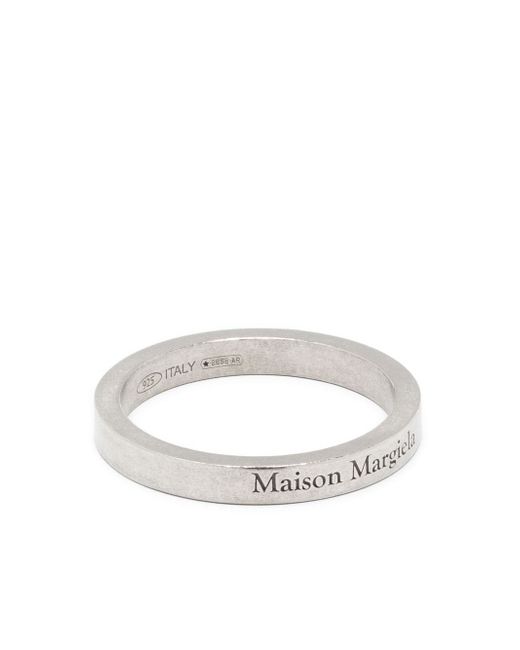 Maison Margiela engraved-logo ring
