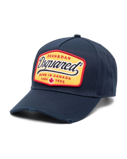 Dsquared2 logo-patch baseball cap