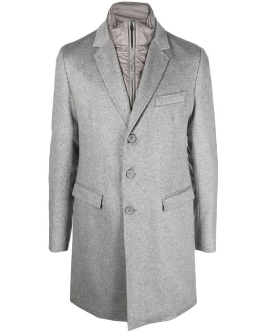 Herno single-breasted cashmere coat