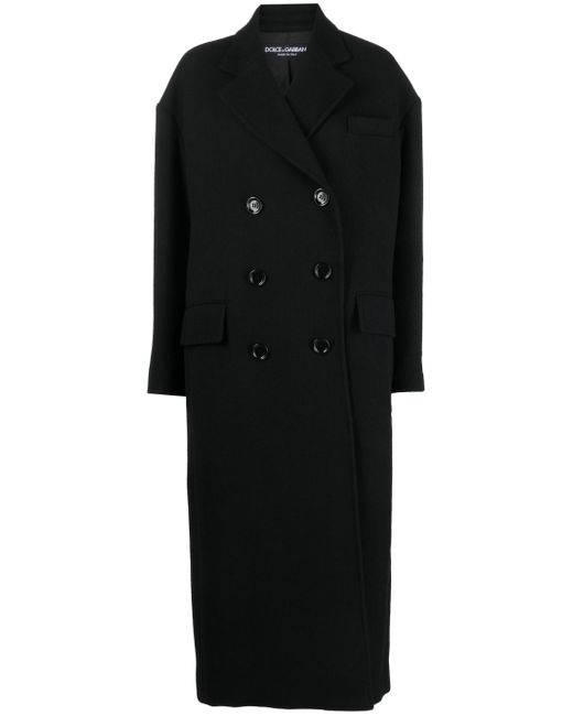 Dolce & Gabbana double-breasted wool-blend coat